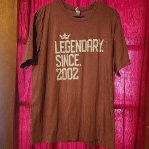Legendary Since 2002 Men's Short-Sleeve T-Shirt - Brown